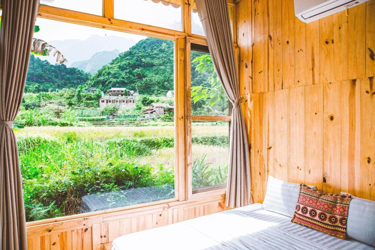 Chien'S Lodge Du Gia Làng Cac Exteriör bild
